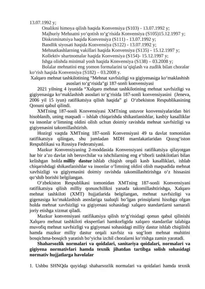 Kasbiy salomatlik va xavfsizlikning huquqiy meyoriy asoslari 2