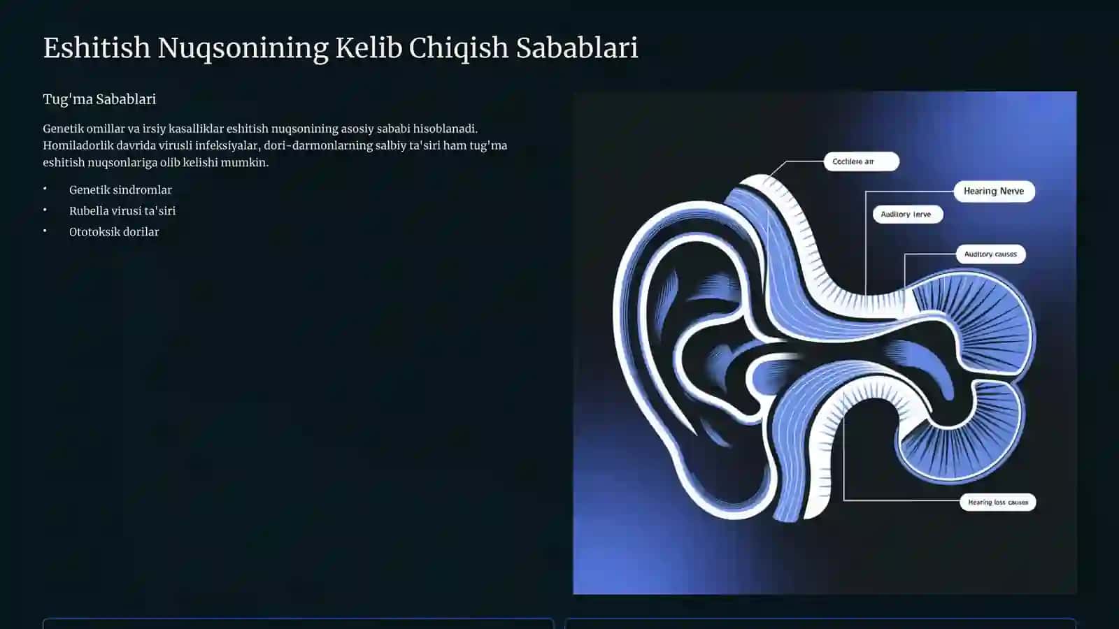 Eshitish va ko'rish nuqsoni bo'lgan bolalar 2
