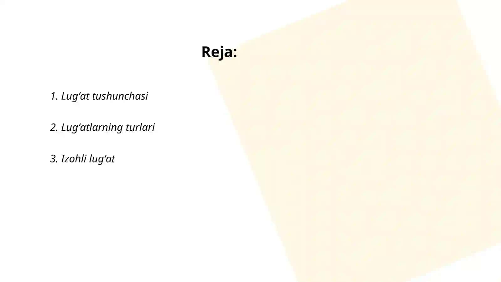 Lugʻat turlari 2