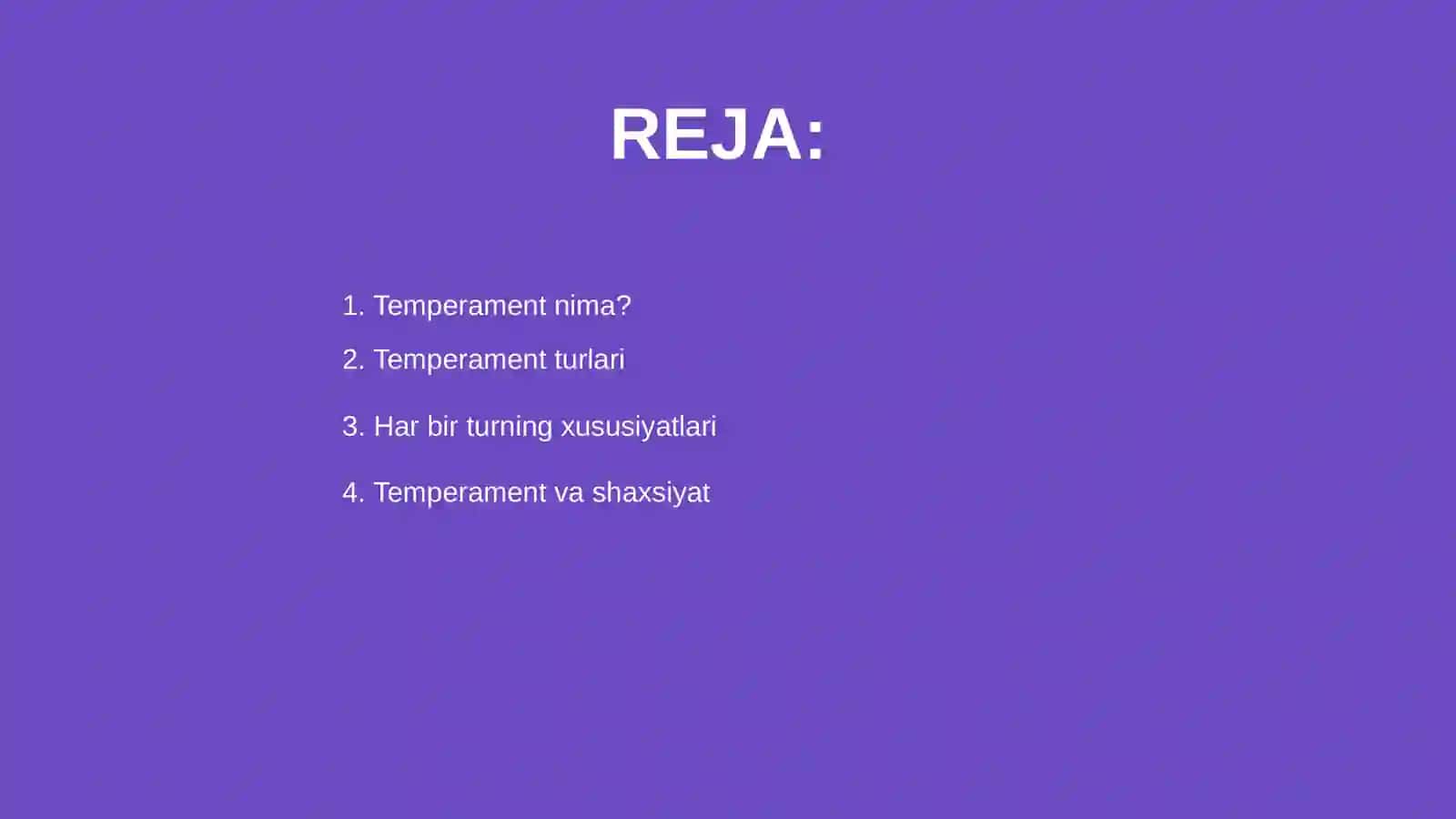Temperament 2