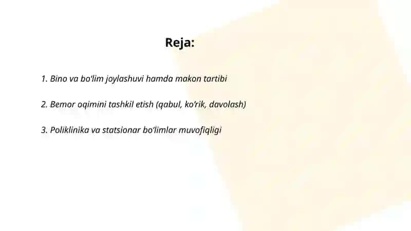 Oftalmologiya bo`limini tuzilishidagi o`ziga xosligi 2