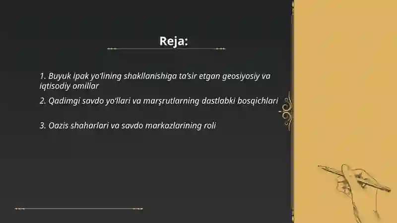 Buyuk ipak yoʻlining shakllanish tarixi 2