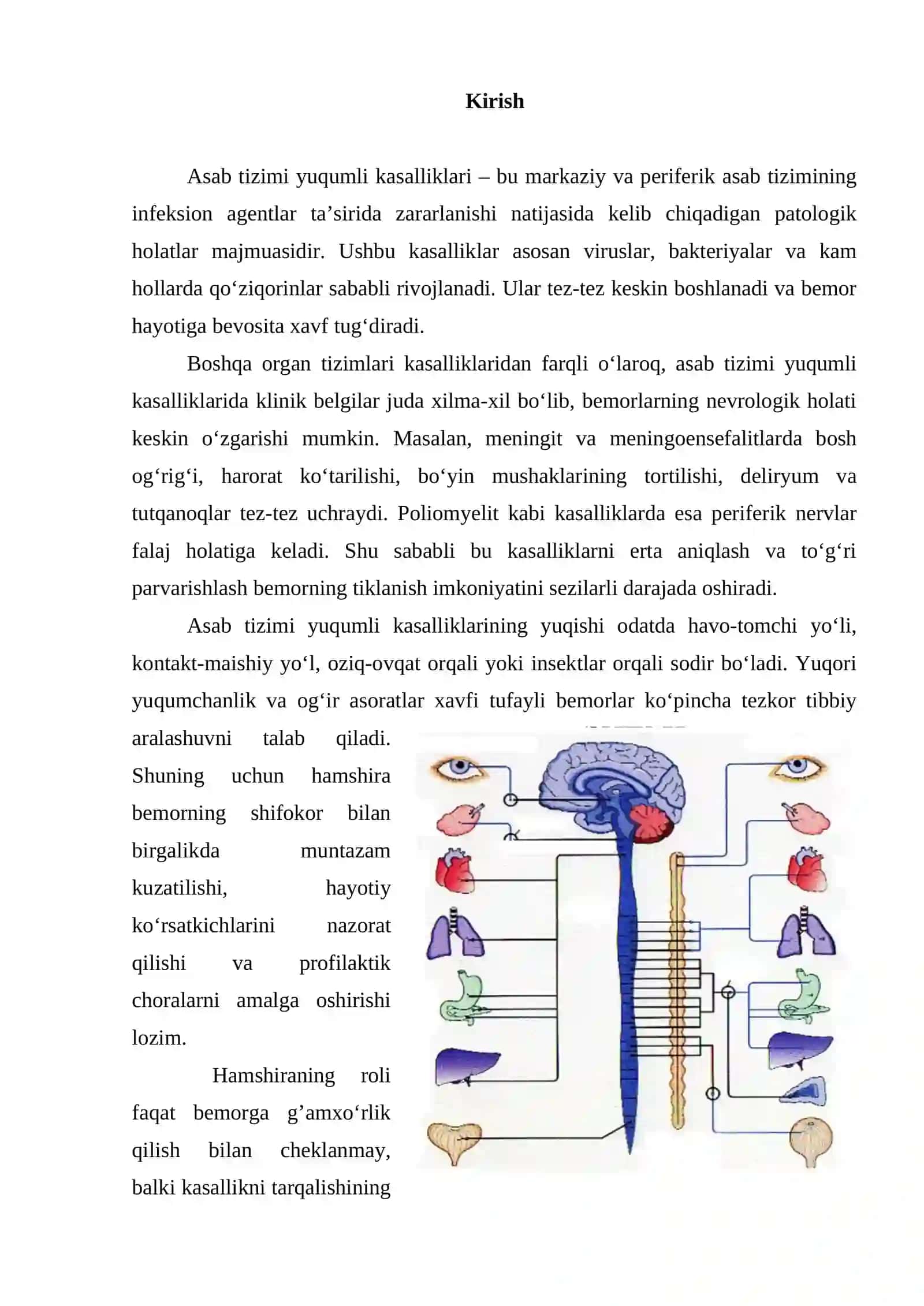 Asab tizimi yuqumli kassaliklarida hamshiraning vazifasi 2