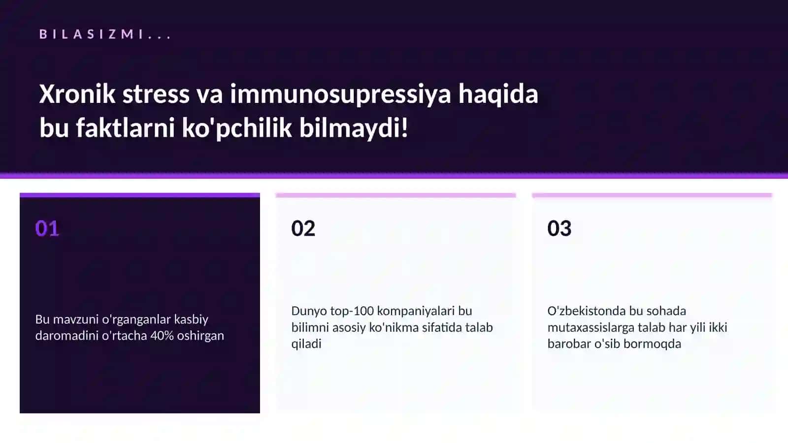 Xronik stress va immunosupressiya 2