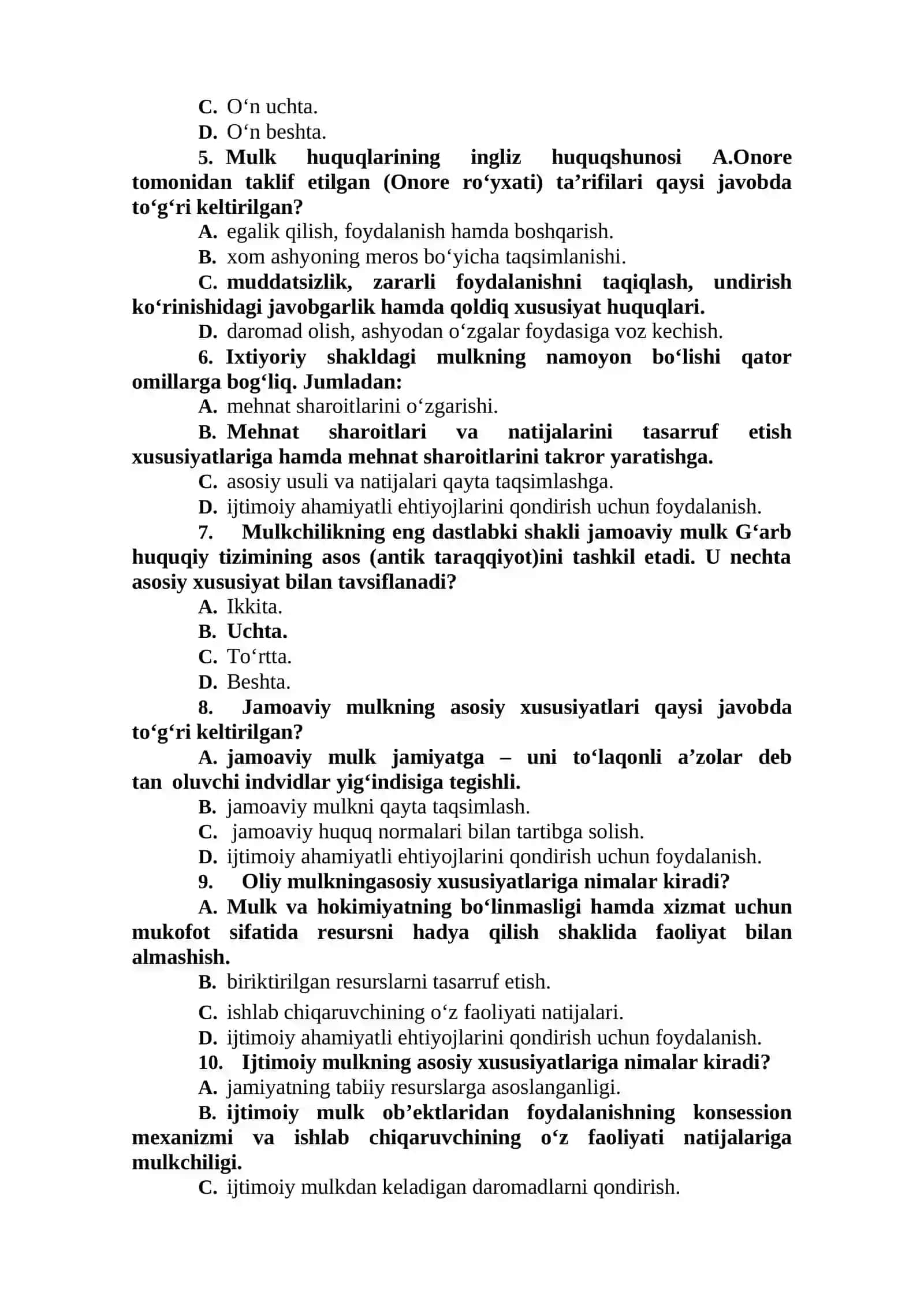 MULK HUQUQLARI NAZARIYASI VA MULKCHILIK SHAKLLARI RIVOJLANISHINING EVOLYUSIYASI 2