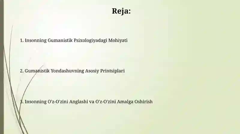 Gumanistik psixologiyada shaxs 2