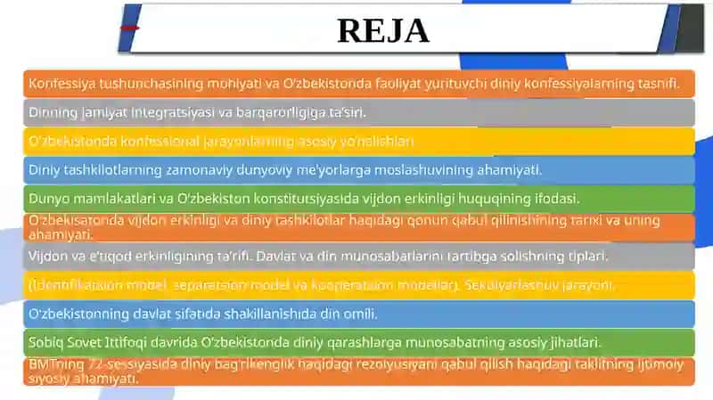 O‘zbekistonda faoliyat yurituvchi diniy tashkilotlar 2