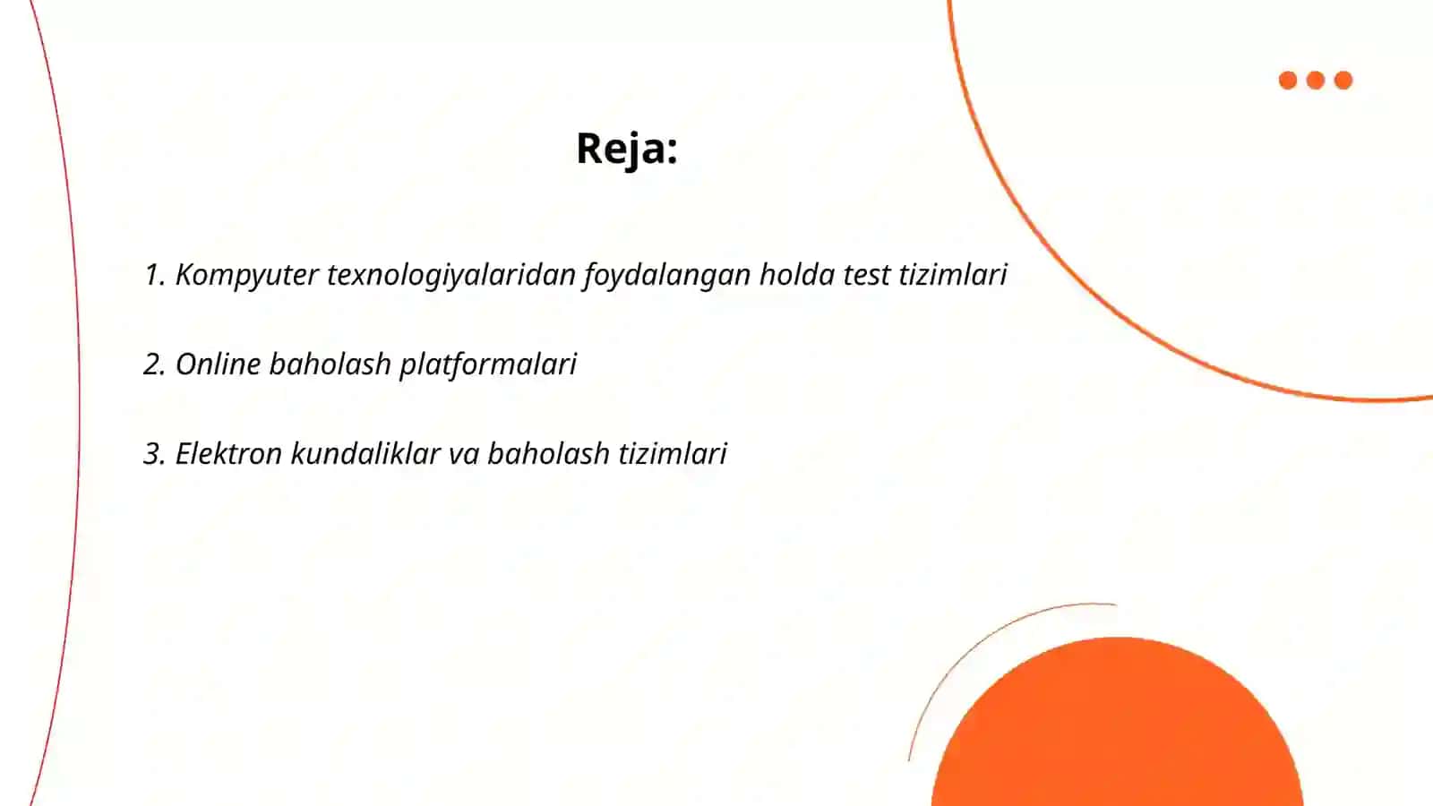 Kompyuter texnologiyalari asosida o‘quvchilar bilimini nazorat qilish imkoniyatlari 2