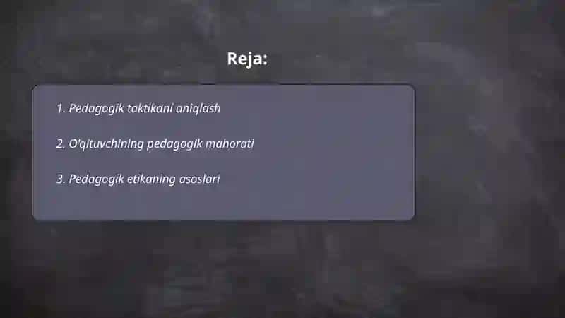 Pedagogik takt va pedagogik etika 2