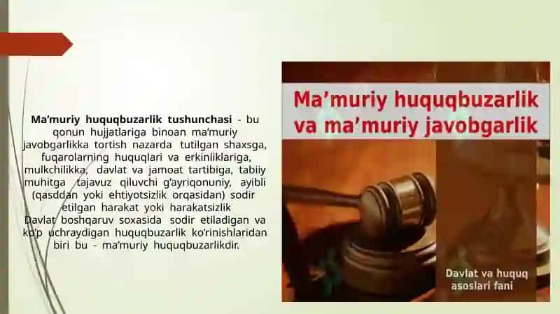 Ma’muriyhuquqbuzarliktushunchasi 2
