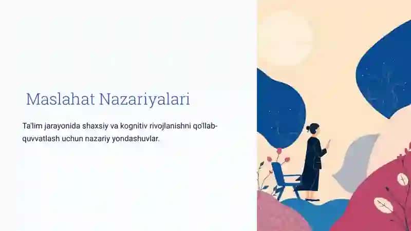 Maslahat Nazariyalari 2