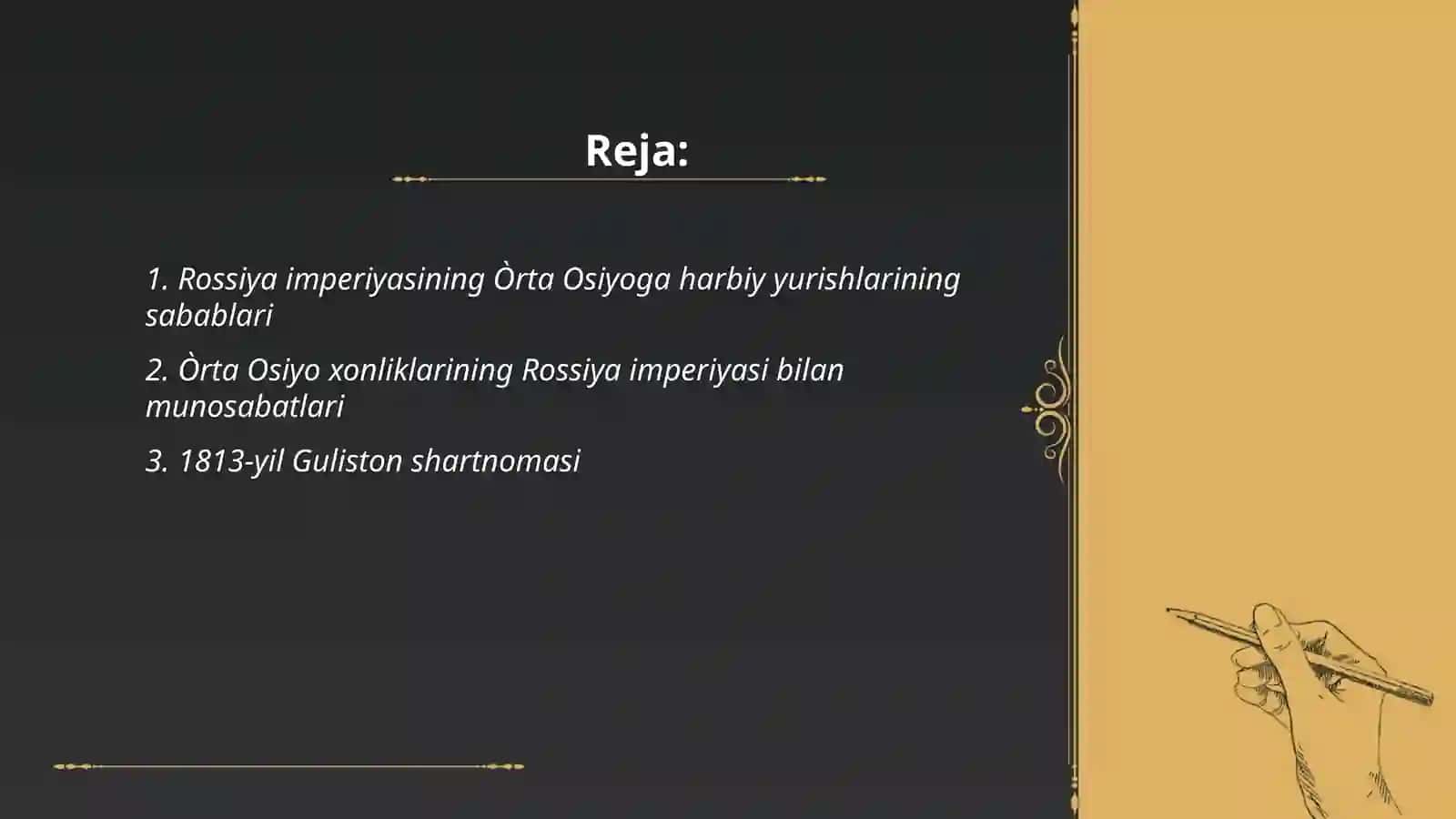 Rossiya imperiyasining Òrta Osiyoga harbiy yurishlari 2