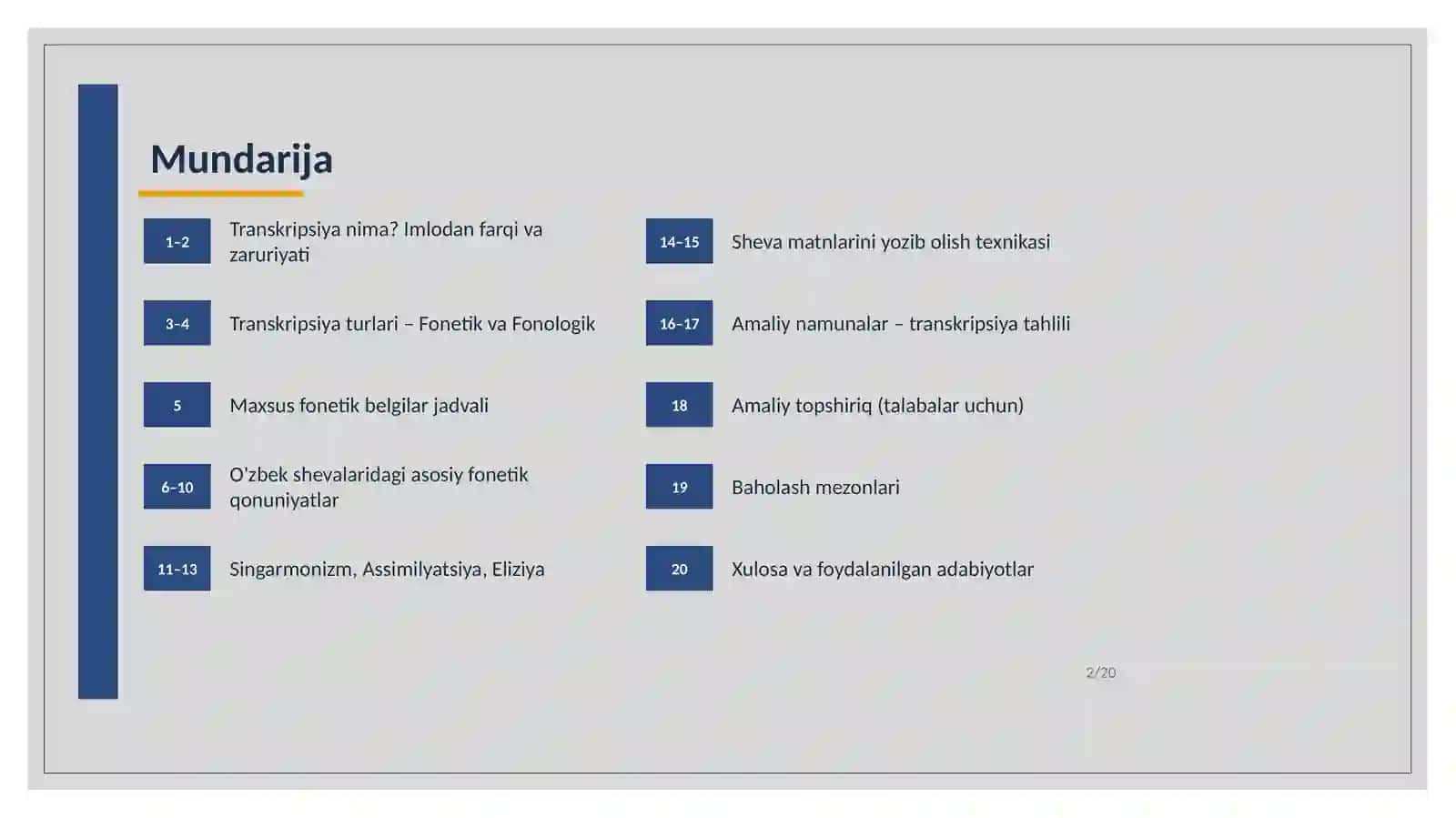 O'ZBEK DIALEKTOLOGIYASIDA TRANSKRIPSIYA ASOSLARI VA SHEVA MATERIALLARINI YOZIB OLISHNING FONETIK XUSUSIYATLARI 2