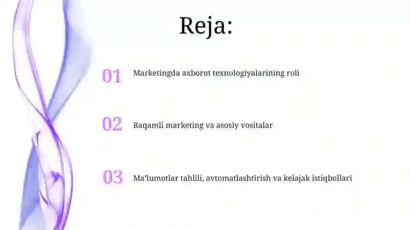 Marketingda informatsion texnologiyalar 2