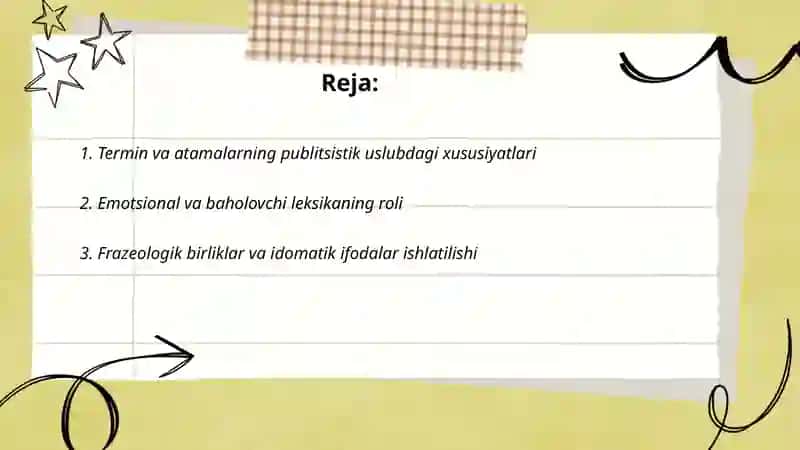 Publitsistik uslubning leksik grammatik xususiyatlari 2