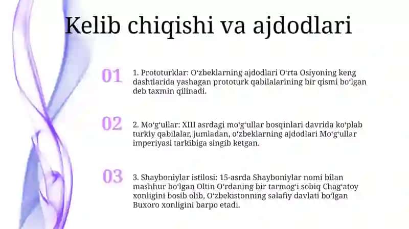 OʼZbek Xalqining Shakllanish Jarayoni 2