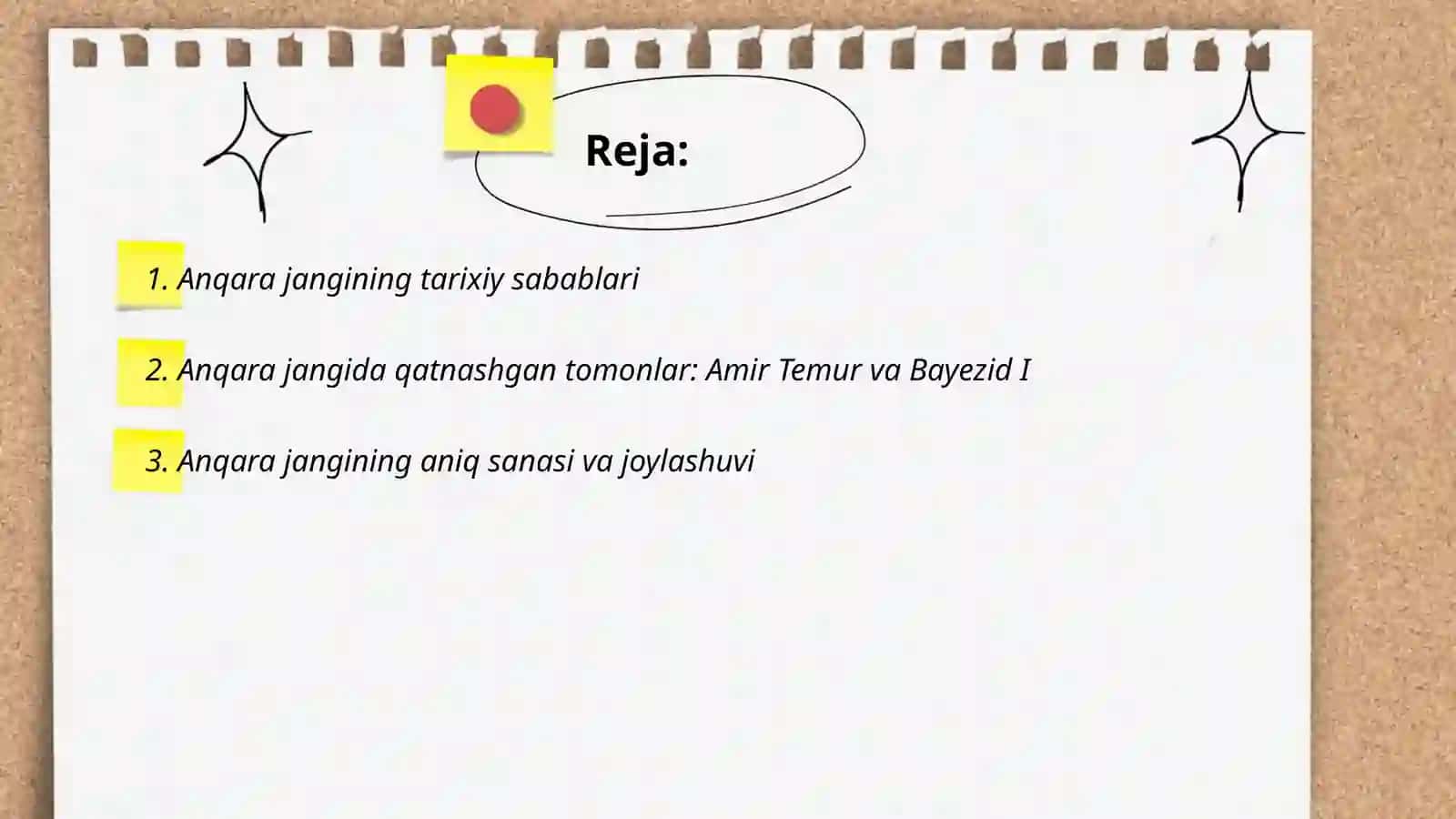 Oʻzbekiston tarixi 8sinf Anqara jangi 2