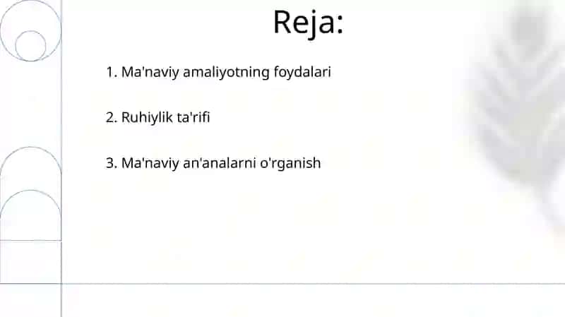 Ma'naviyatshunoslik fanining predmeti 2