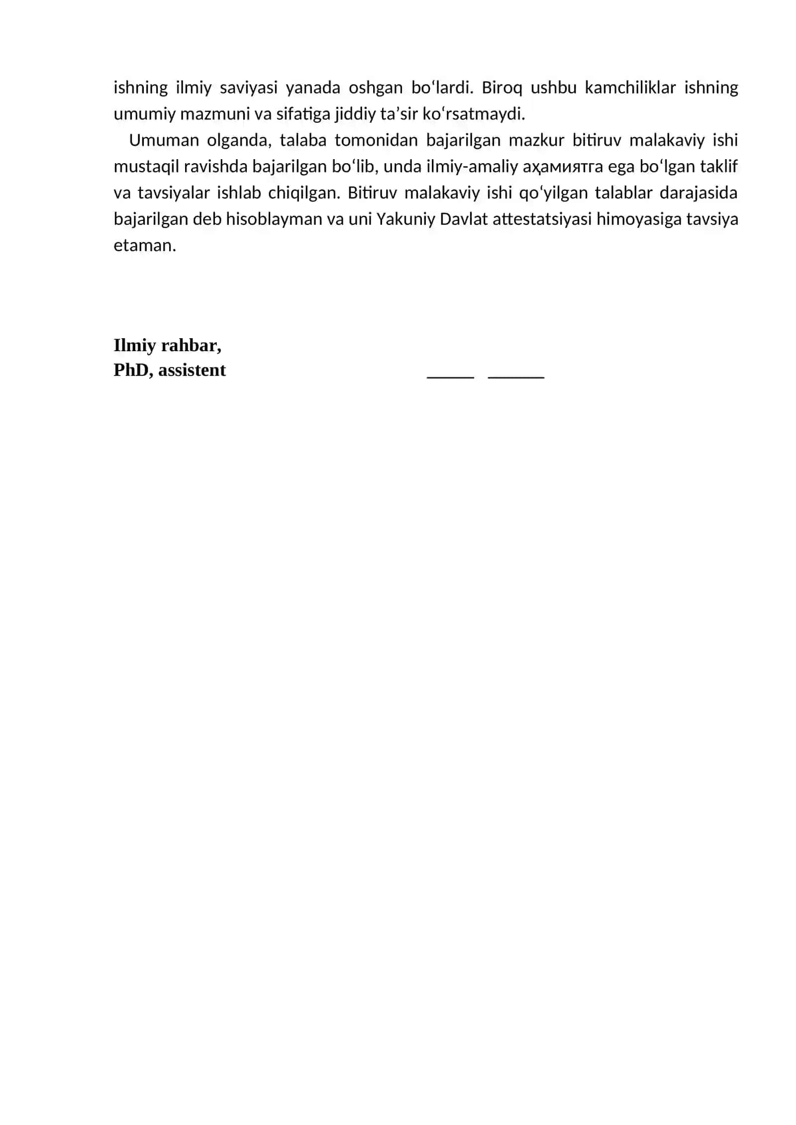 Kreditlash jarayonida mijozning to'lov qobiliyatini baholash mezonlari 2