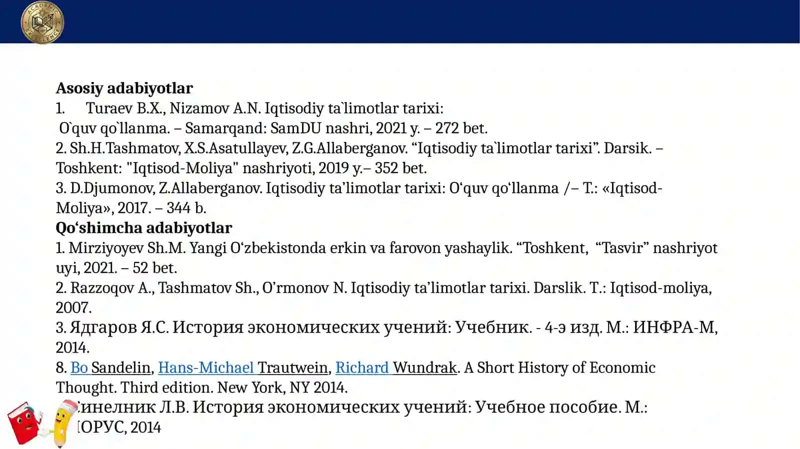 Iqtisodiy ta’limotlar tarixi fanining predmeti va o‘rganish usuli 2