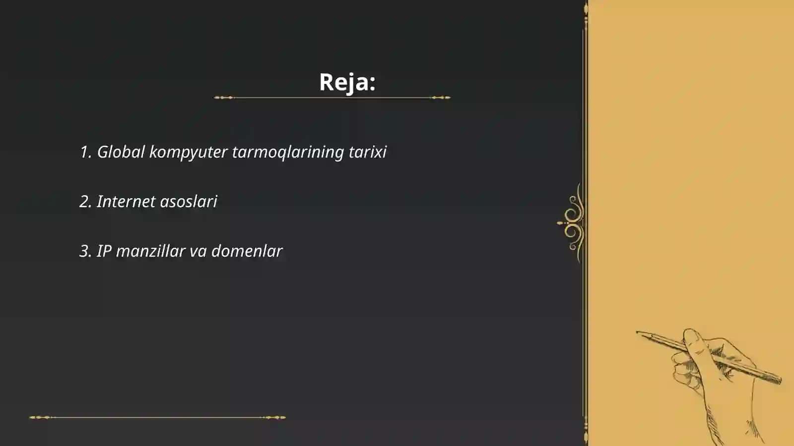 Global kompyuter tarmoqlari 2
