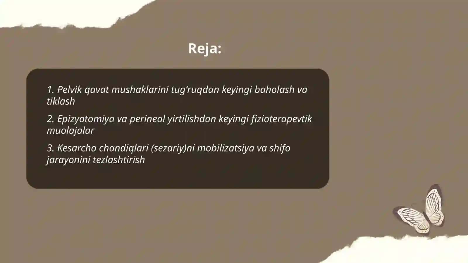 Tugʻruqdan keyingi davrda fizioterapiya va reabilitatsiya xususiyatlari 2