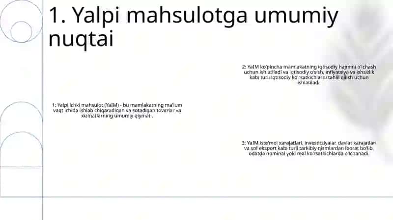 Yalpi Mahsulot 2