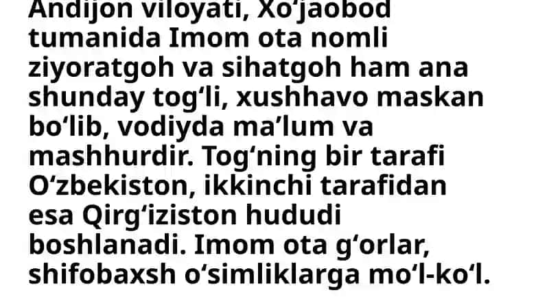 Imom Ota Ziyoratgohi 2