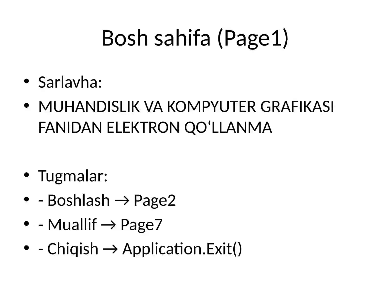Elektron qo‘llanma loyihasi 2