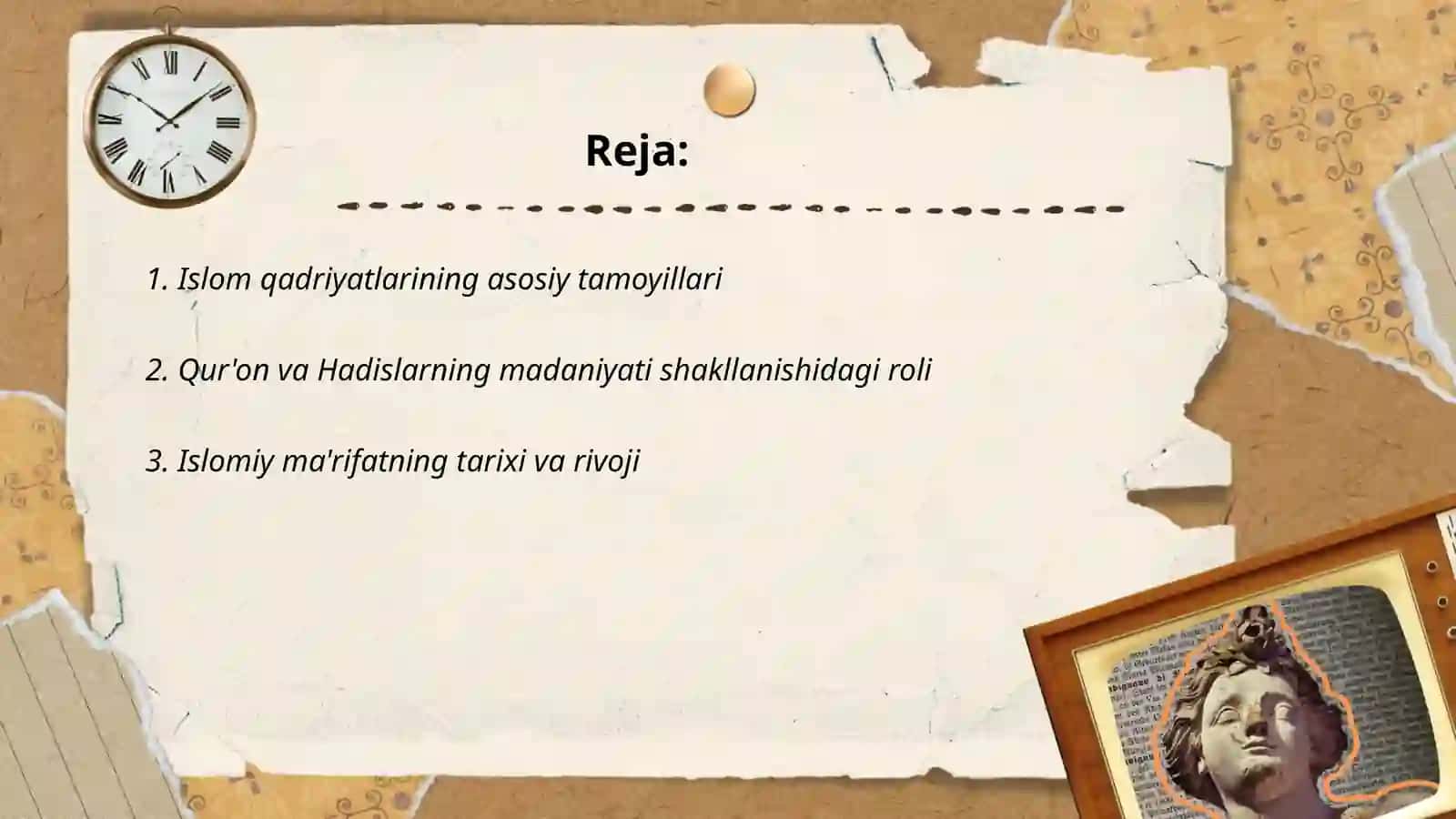 Islom qadriyatlari va marifatining hozirgi davrdagi ahamiyati 2
