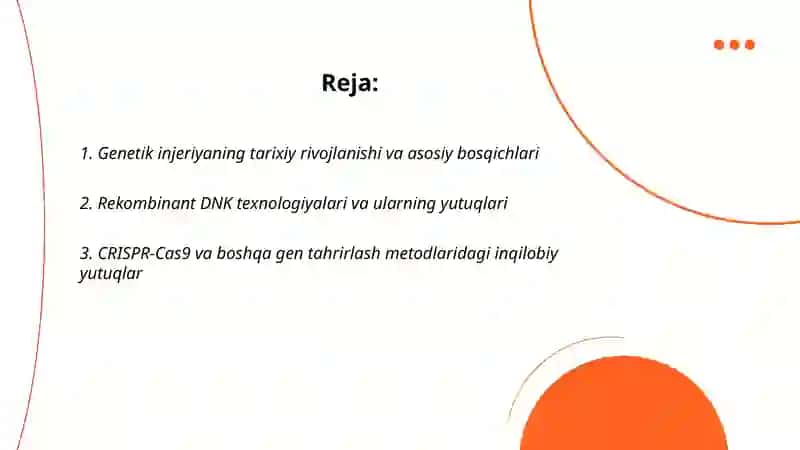 Genetik injeriya yutuqlari va muammolari 2