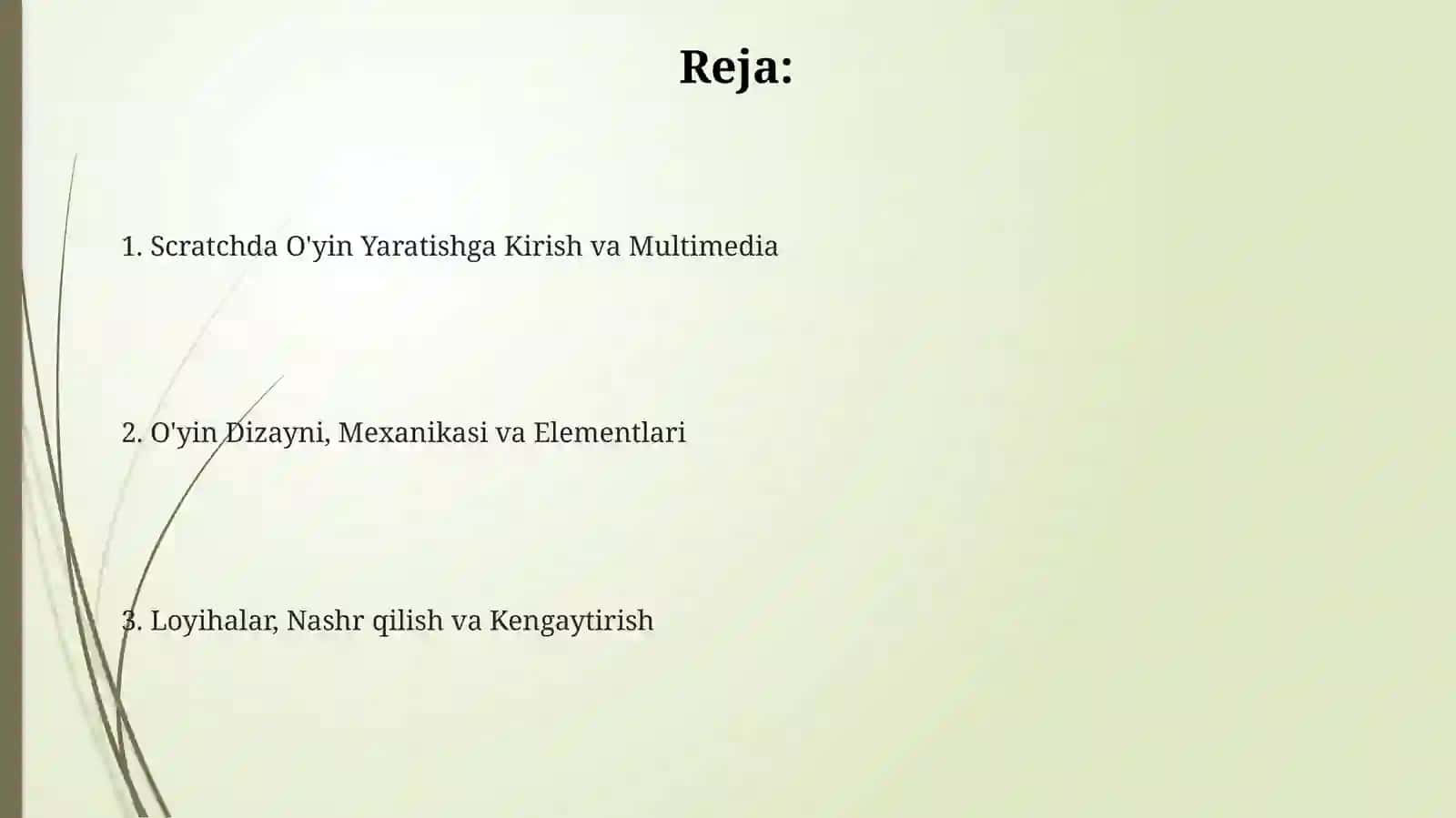 Scratch dasturida kompyuter o'yinlarini yaratish 2