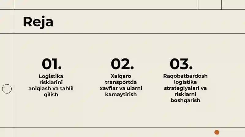 Xalqaro logistika riski 2