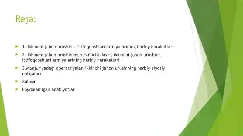 Ikkinchi jahon urushida ittifoqdoshlari armiyalarining harbiy harakatlari 2