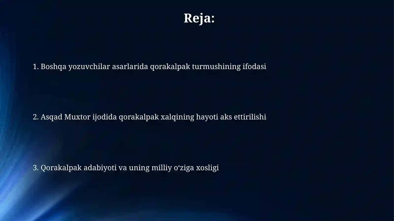 Asqad Muxtor va adib ijodida qoraqalpoq xalqi hayotining aks etishi 2