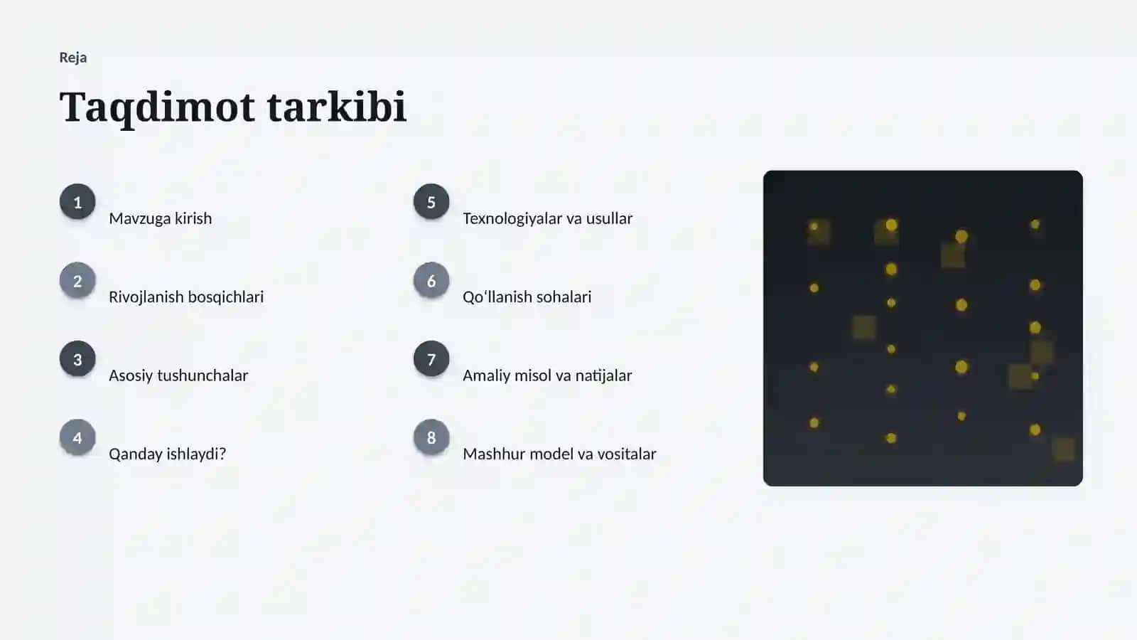 SUNʼIY INTELLEKT • PROFESSIONAL TAQDIMOT 2