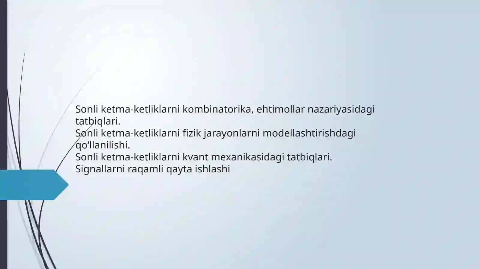 HISOB( CALCULUS ) fanidan MUSTAQIL ISHI 2