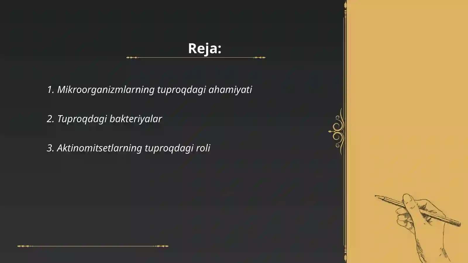 Mikroorganizmlarning tuproqda tarqalishi 2