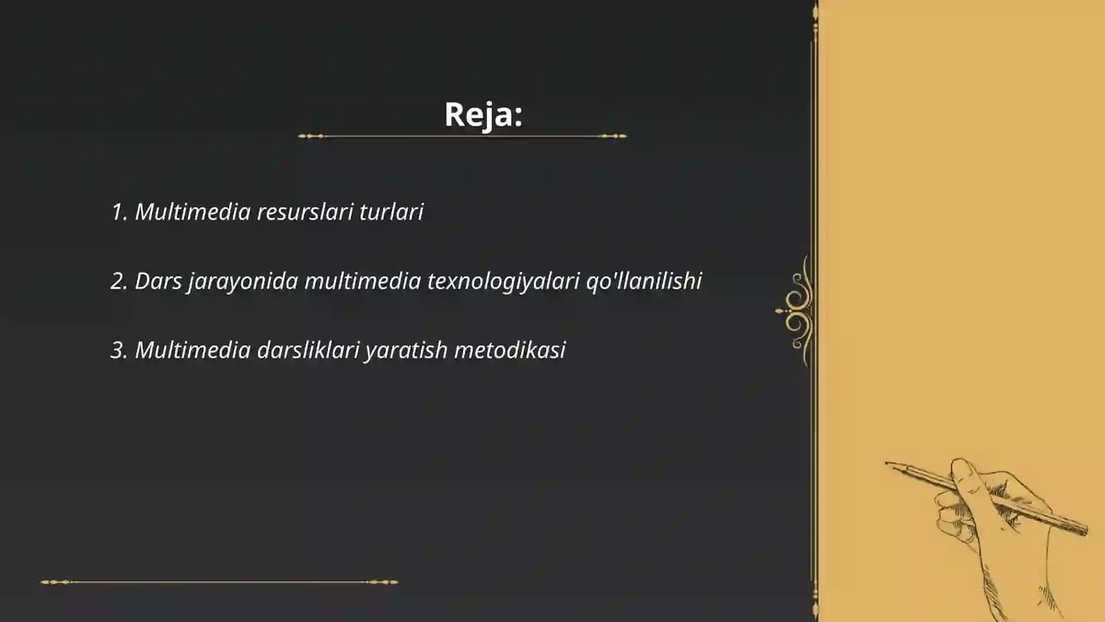 Multimedia resurslaridan foydalanish metodikasi 2