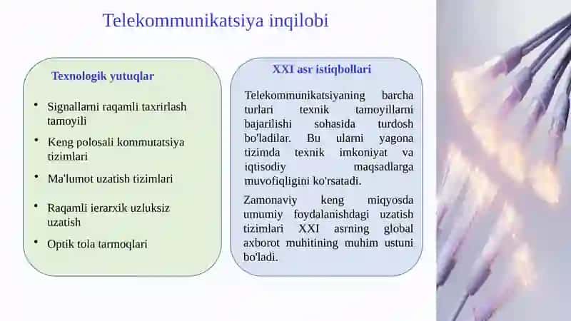 Raqamli boshqarish tizimlarida axborot va kommunikatsiya 2