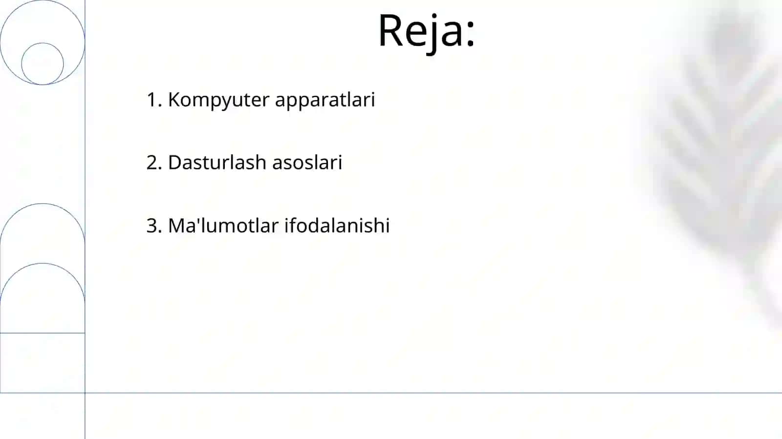 Axborot texnologiyalari asoslari 2