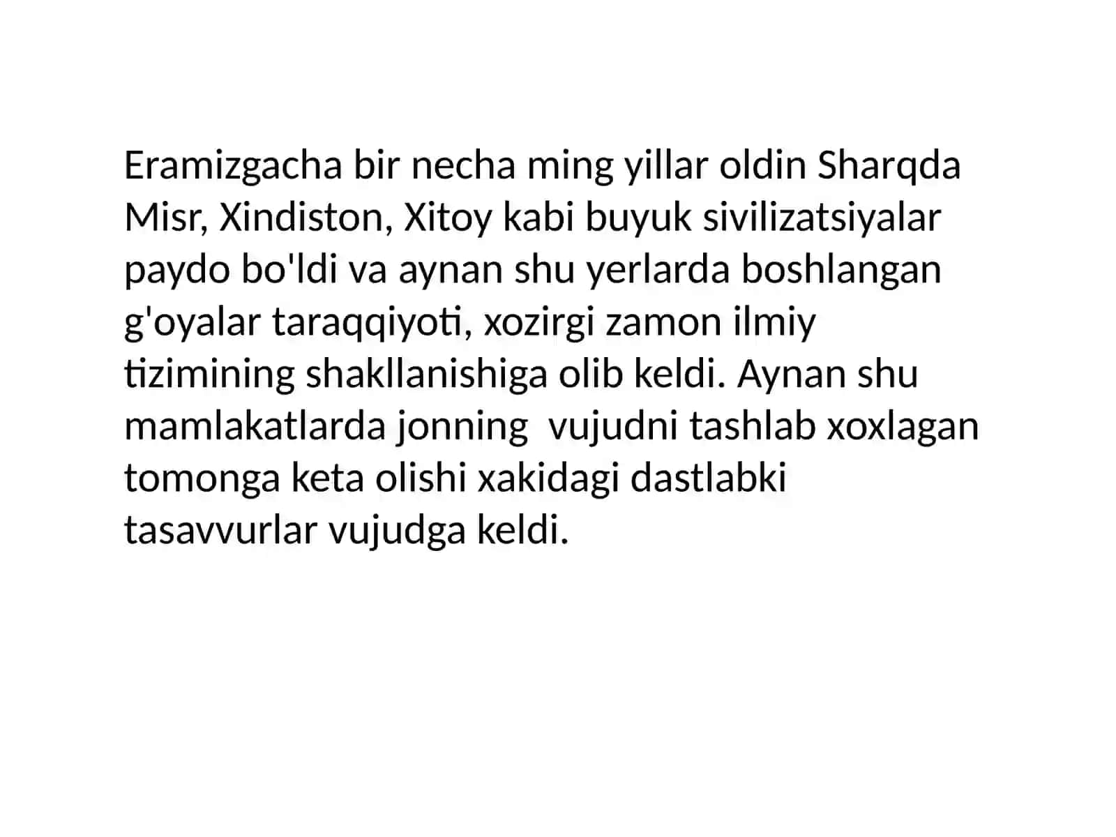 QADIMGI SHARQ MAMLAKATLARIDA PSIXOLOGIK FIKRLAR 2