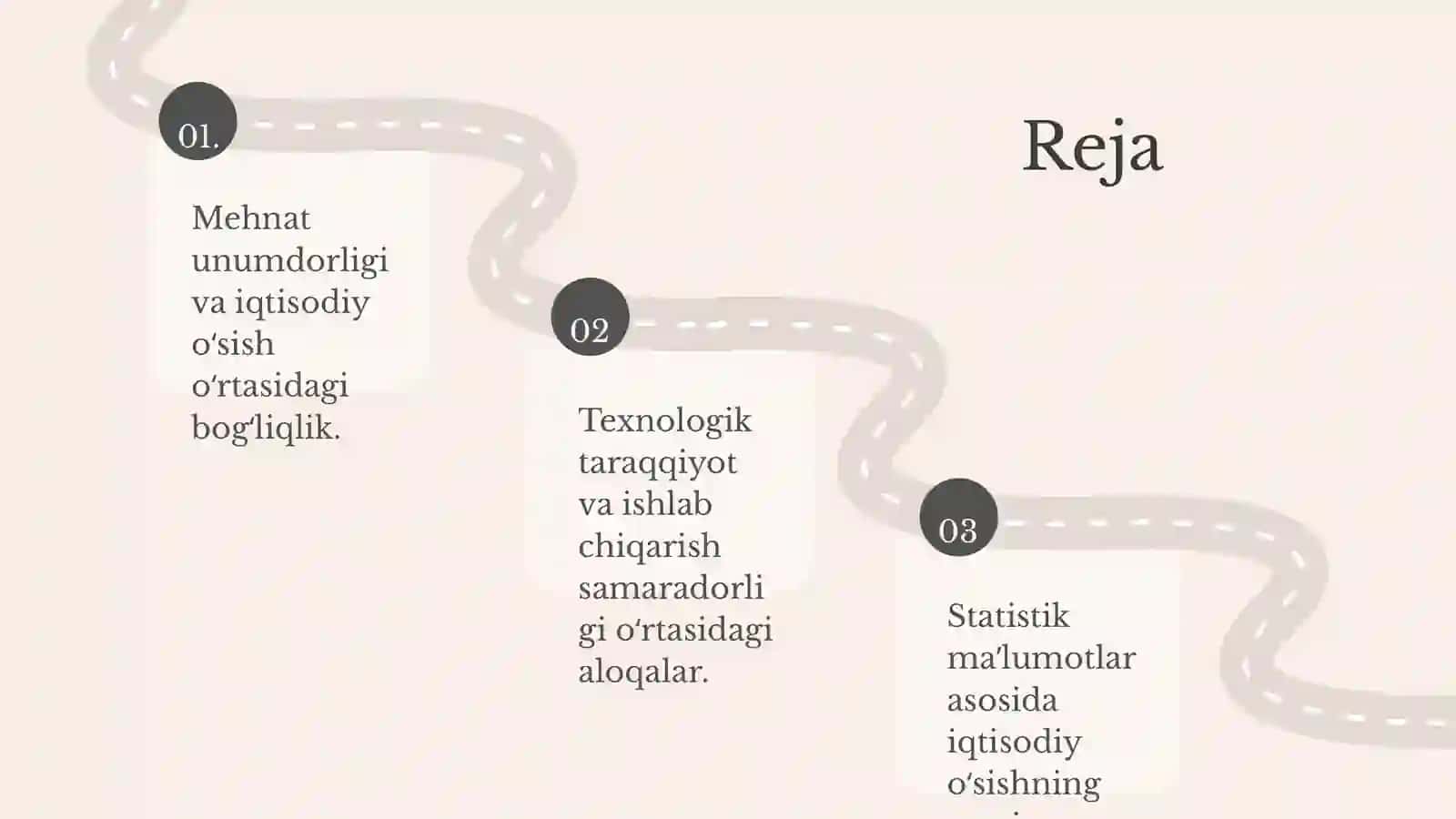 Mehnat unumdorligi va texnologik taraqqiyotning iqtisodiy o‘sishdagi rolini statistik ma’lumotlar asosida baholash 2