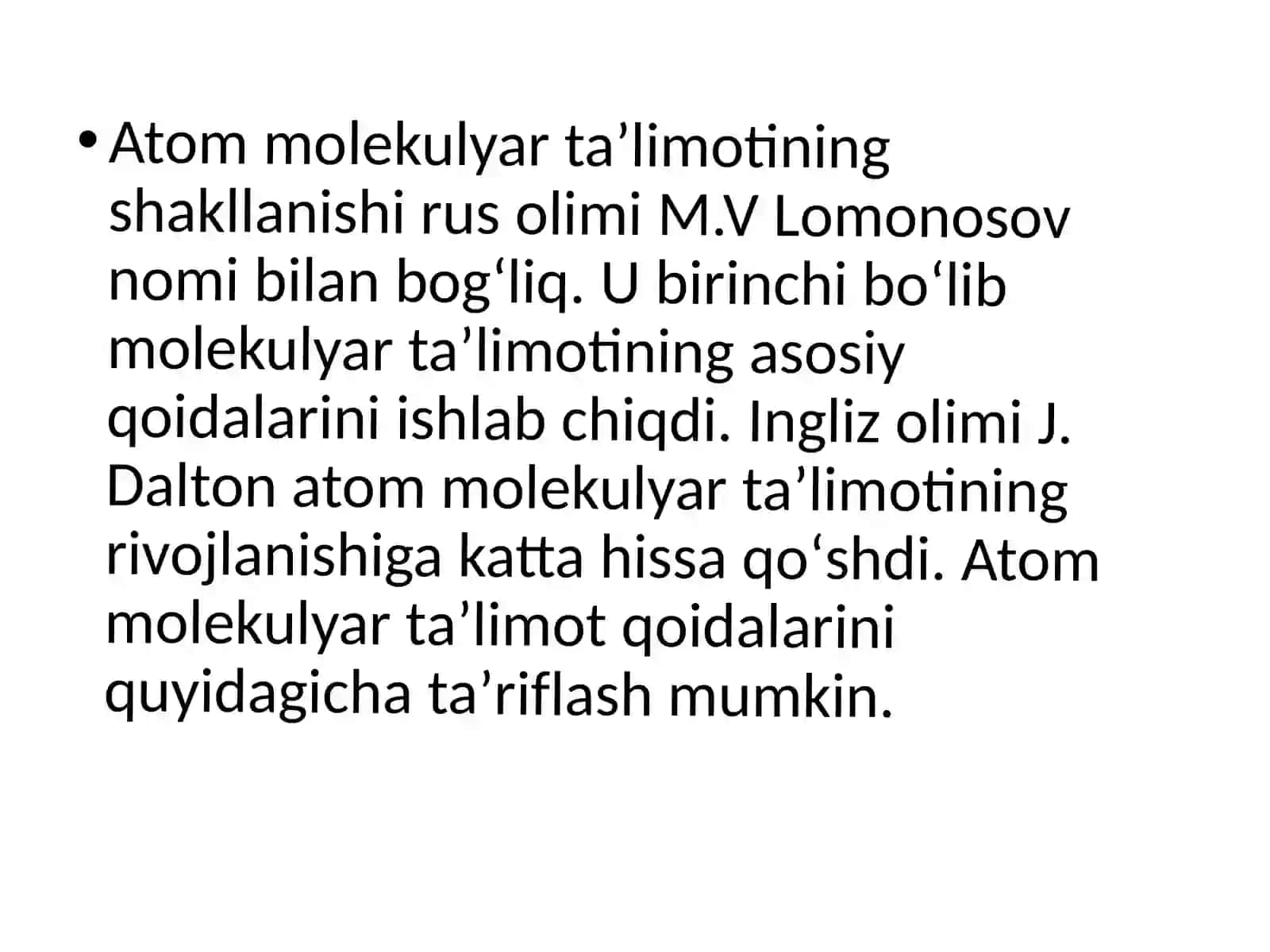 Atom va uning tuzilishi. Izotoplar 2