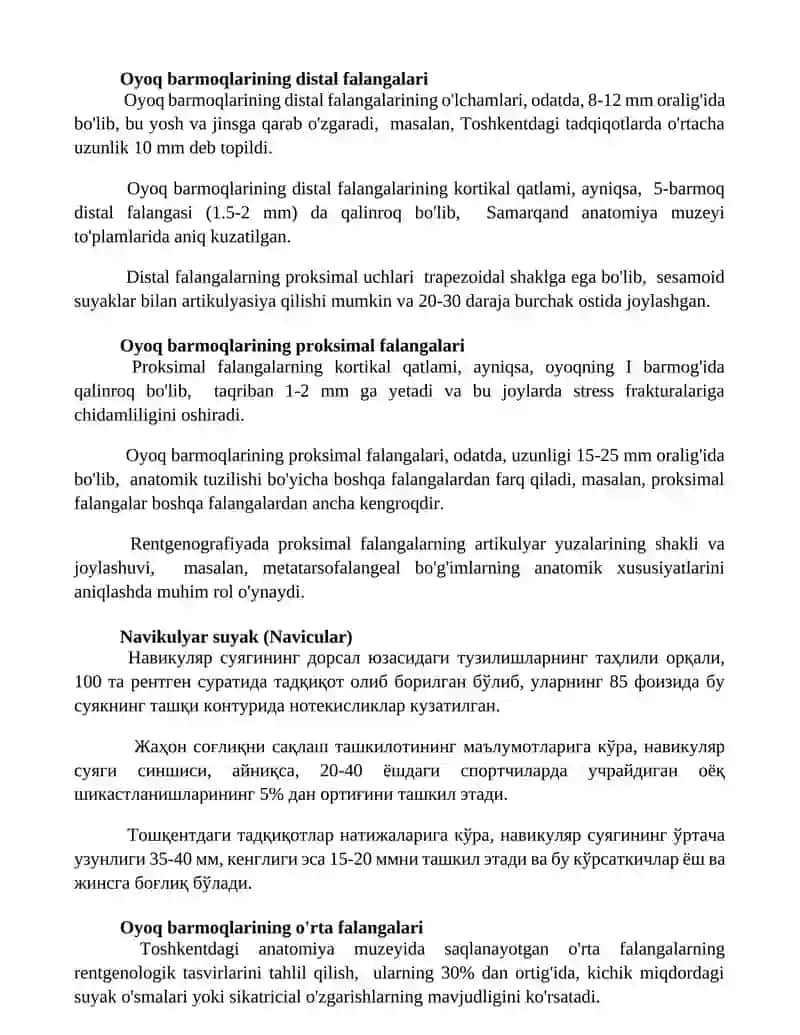 Kalla suyaklarining rentgenanatomiyasi 2