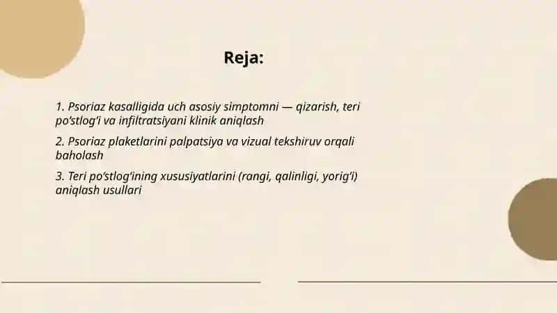 Psoriaz kasalligi 2