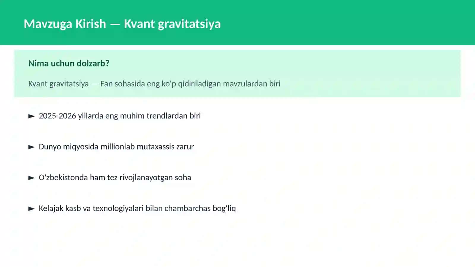 FIZIKA ZAMONAVIY 2