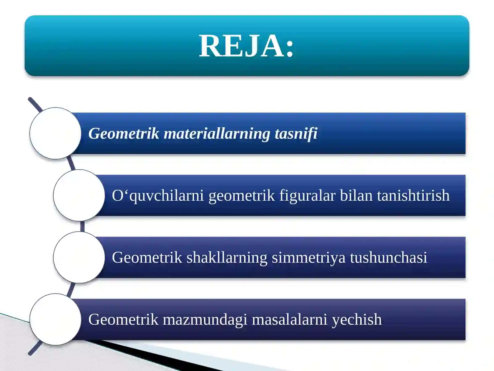 GEOMETRIK MATERIALLAR USTIDA ISHLASH TEXNOLOGIYASI 2