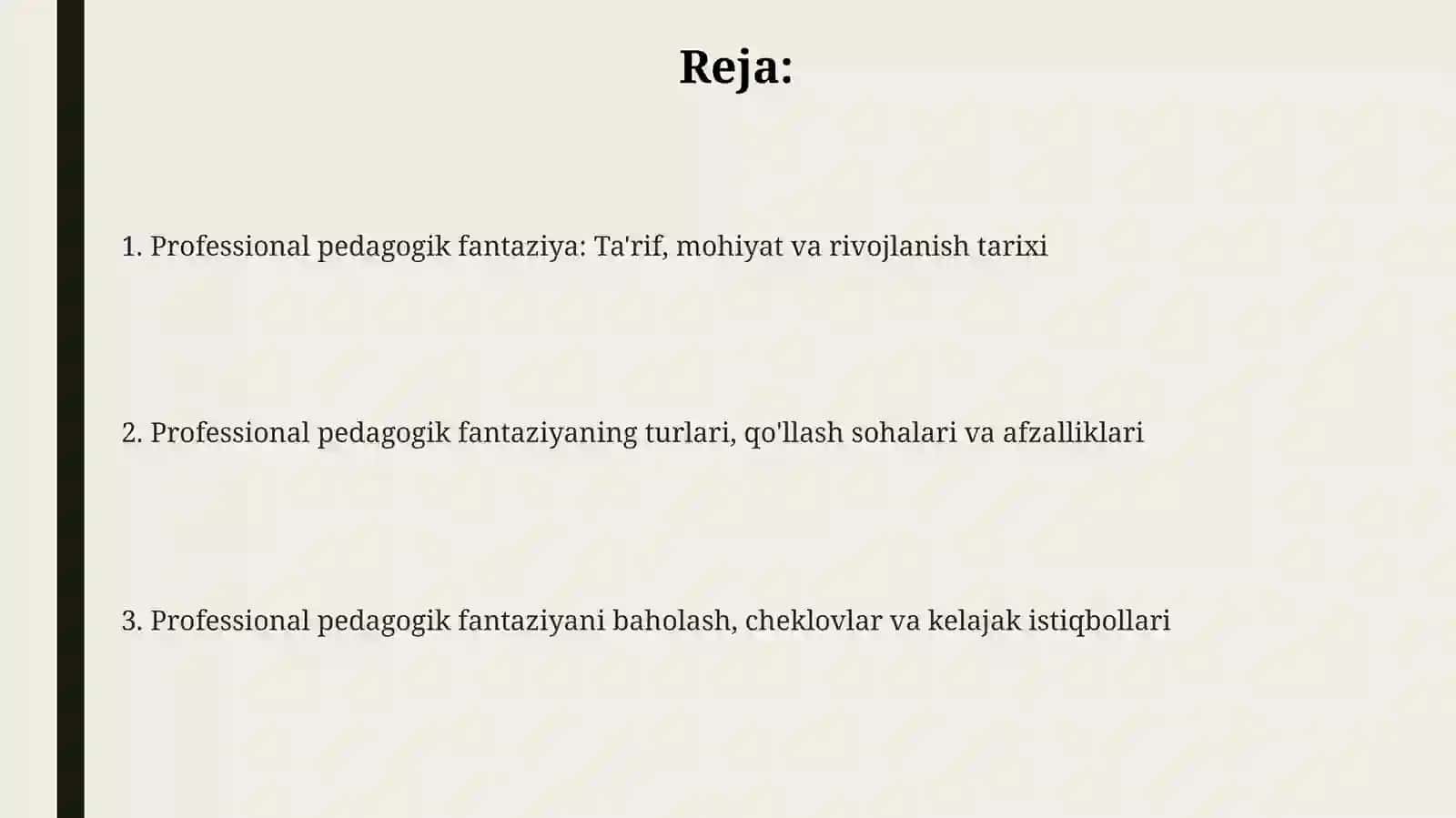 Kasbiy pedagogik fantaziya 2