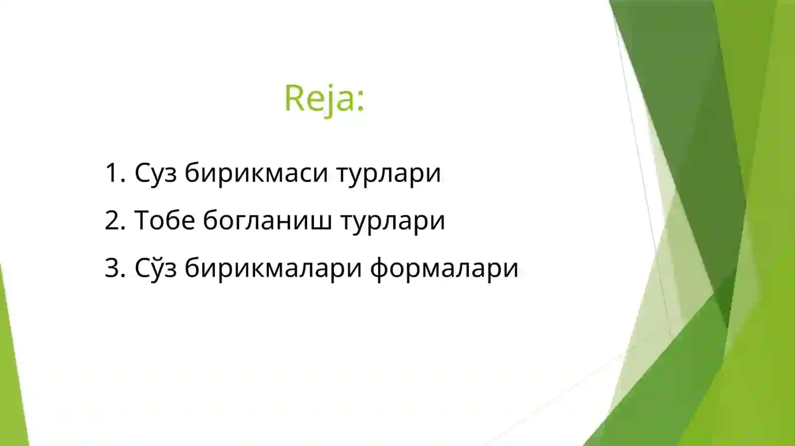 Teng va tobe bogʻlanish 2